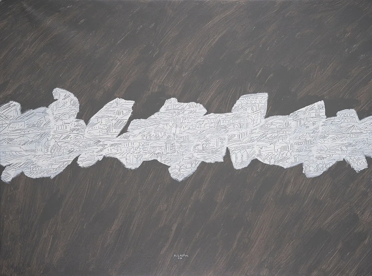 Ugo La Pietra, La mia territorialità. La città scorre ai miei piedi, 2021