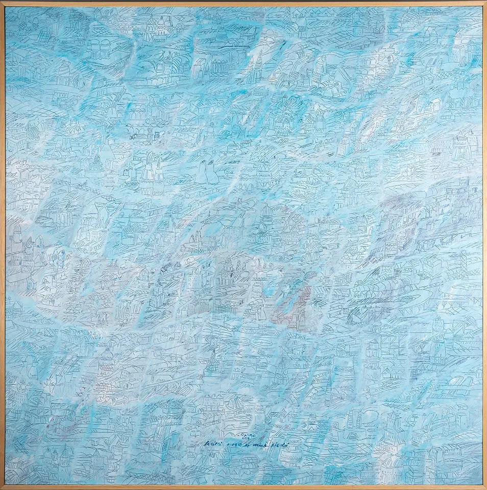 Ugo La Pietra, La mia territorialità. La città scorre ai miei piedi, 2017