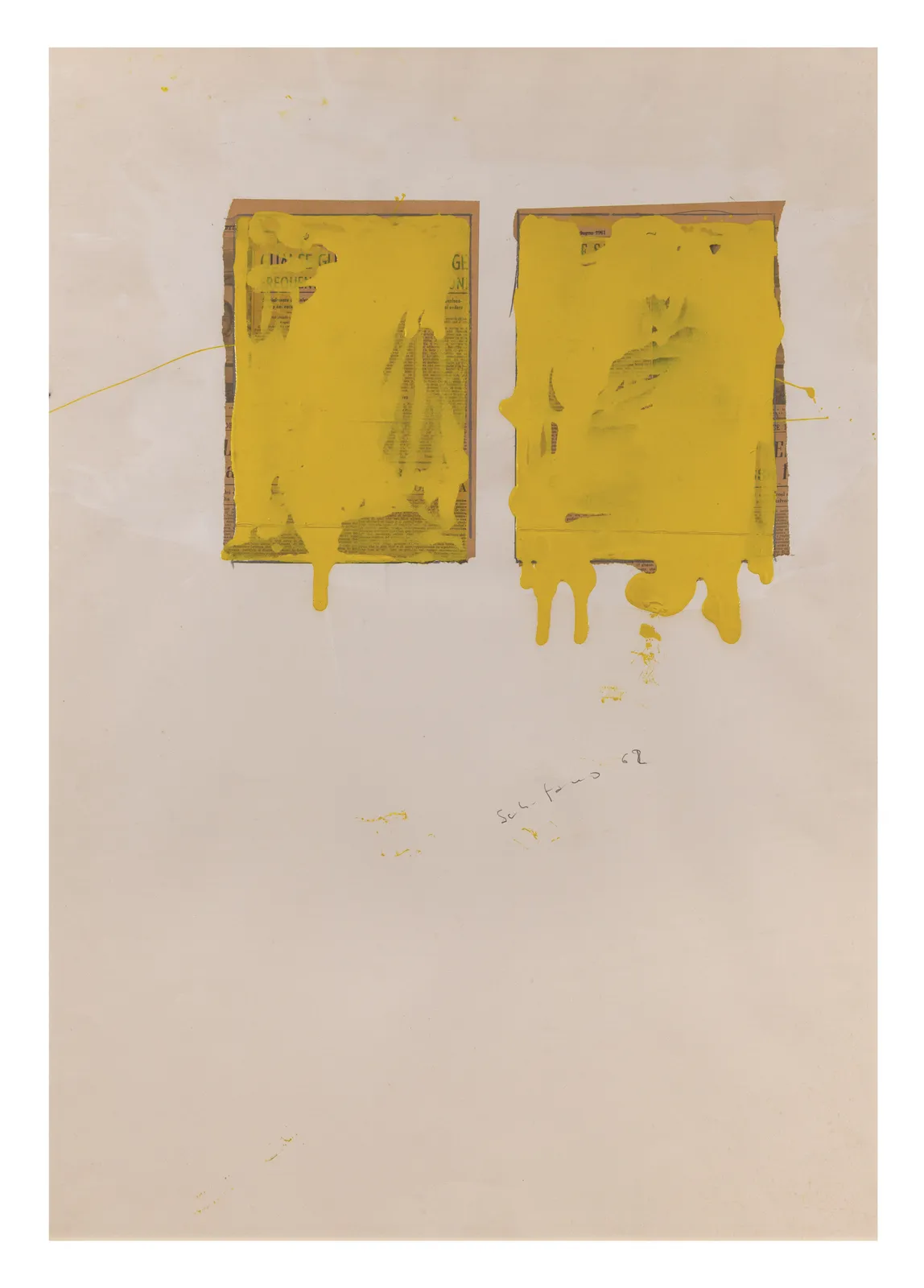 Mario Schifano, Untitled, Eseguita negli anni '70