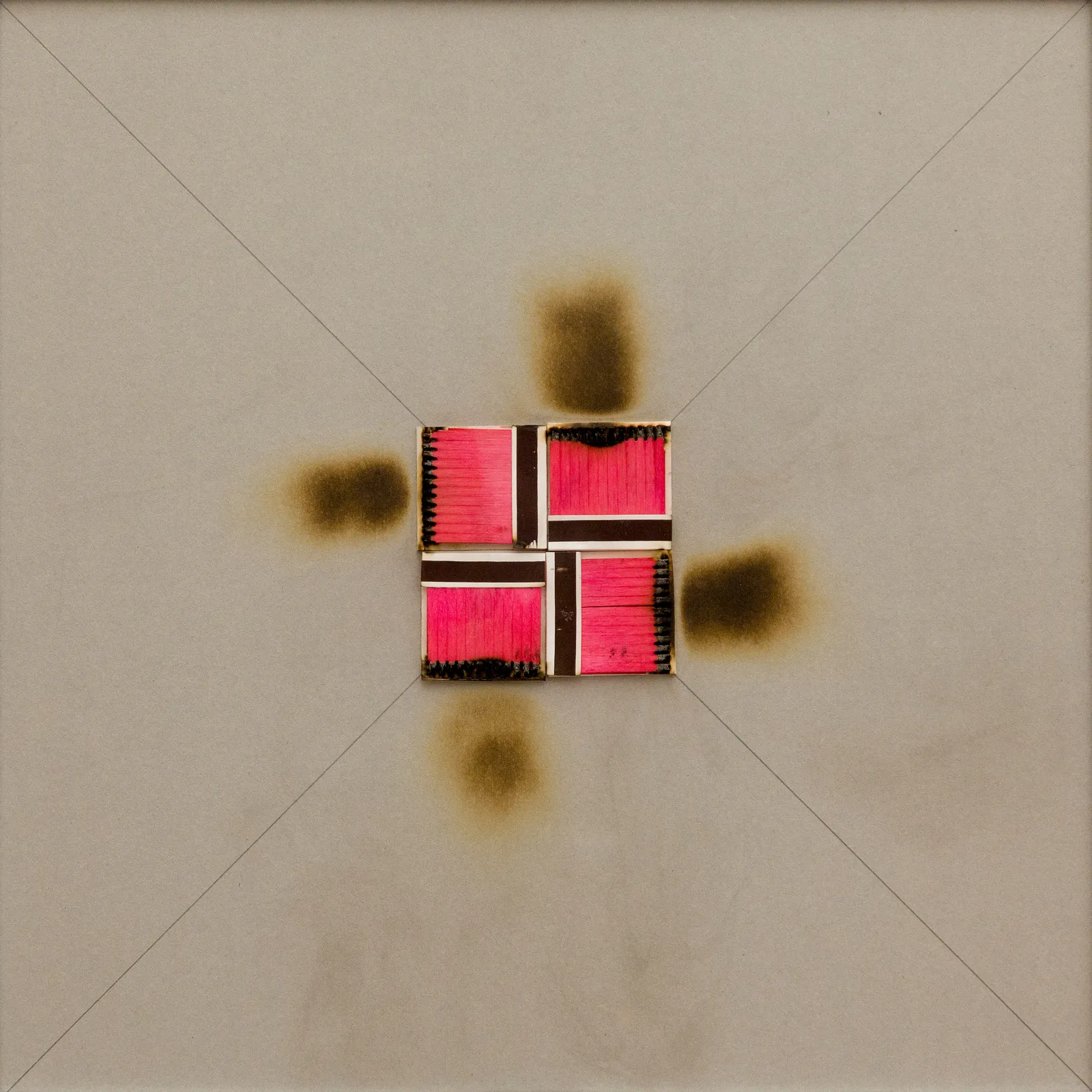 Bernard Aubertin, Dessin de feu , 1974