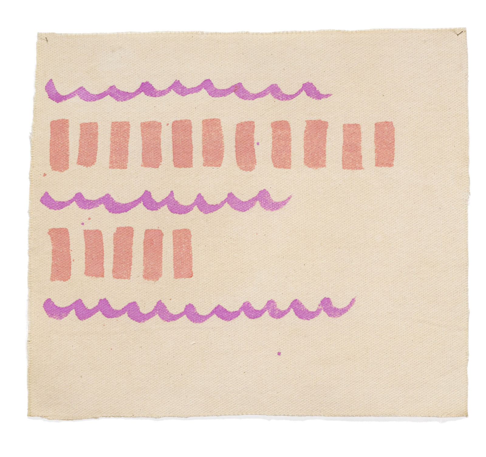 Giorgio Griffa, Due segni, 1978