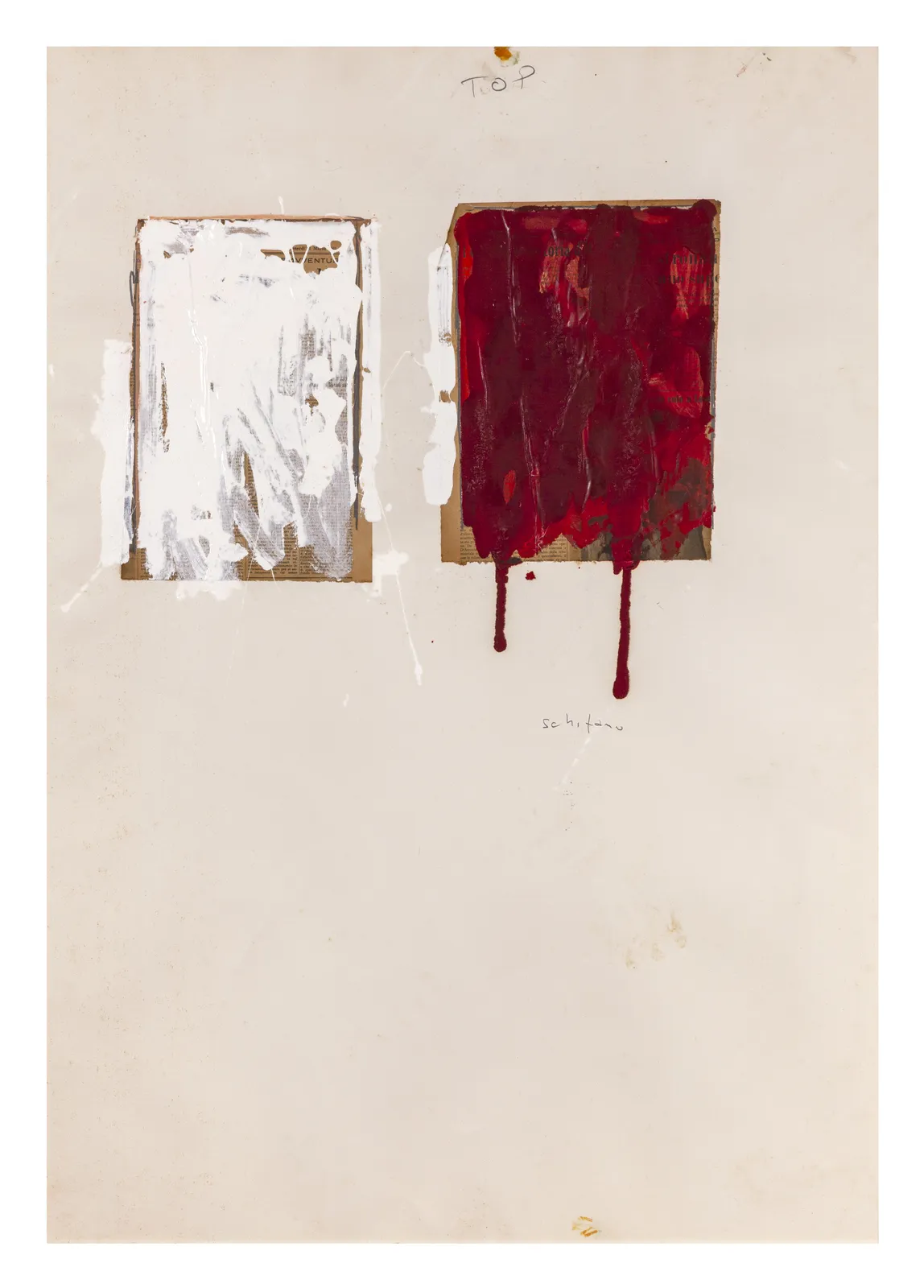 Mario Schifano, Untitled, Eseguita negli anni '70