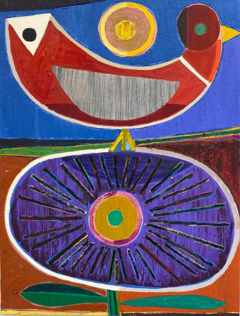 Austin Eddy, Bird And Flower., 2021