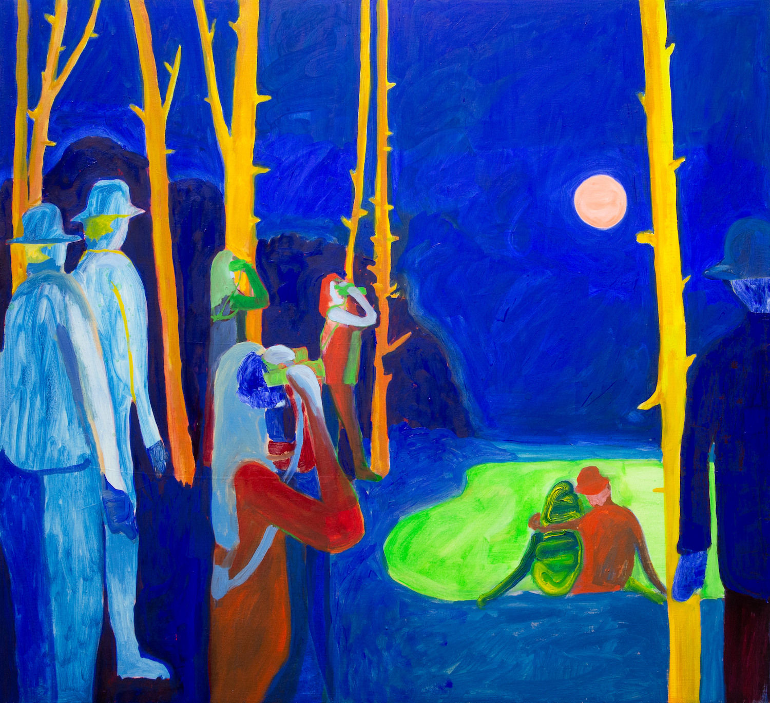 James Parker Foley, The Moon-Watchers, 2022