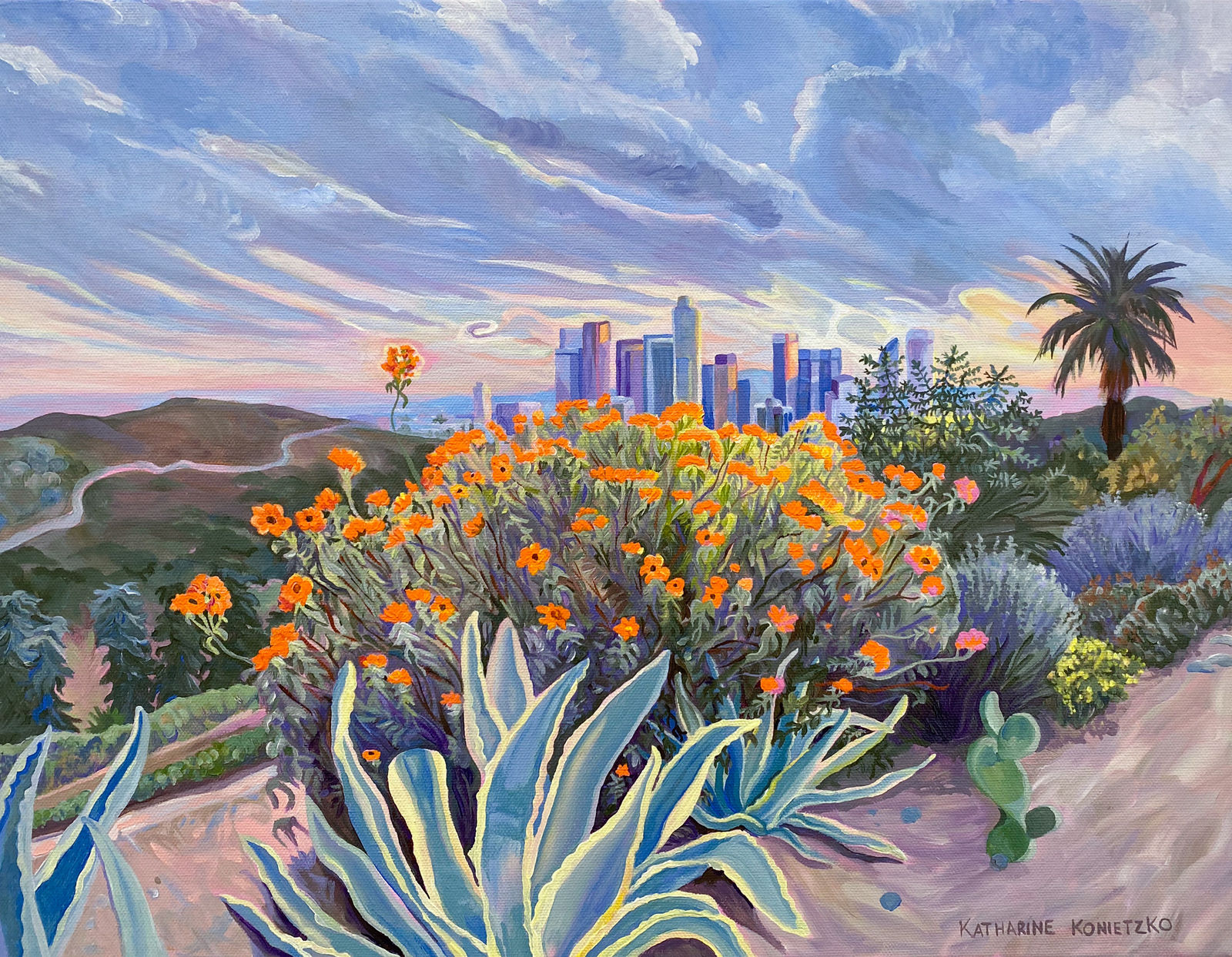 Katharine Konietzko, The Flowers Go Downtown, 2024