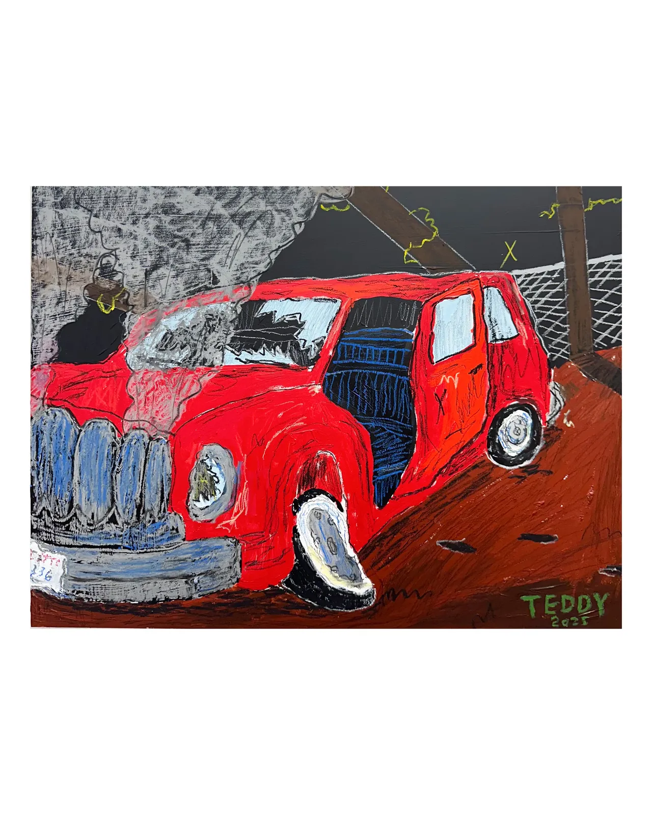 Teddy Benfield, Untitled (Off the Lot: Impound Lot), 2025