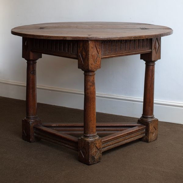 Oak Credence Table,