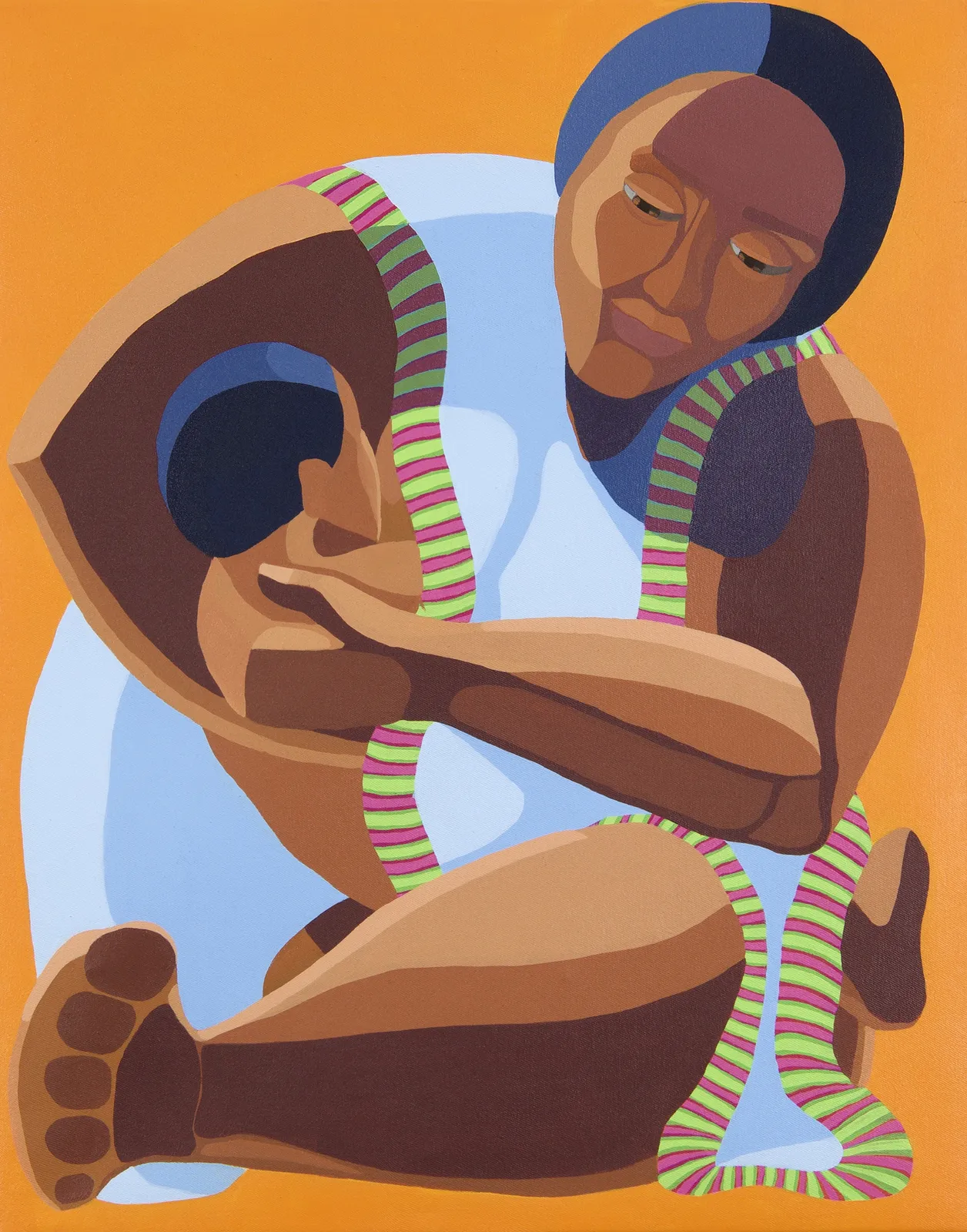 Nirit Takele, Mother with a child, 2018