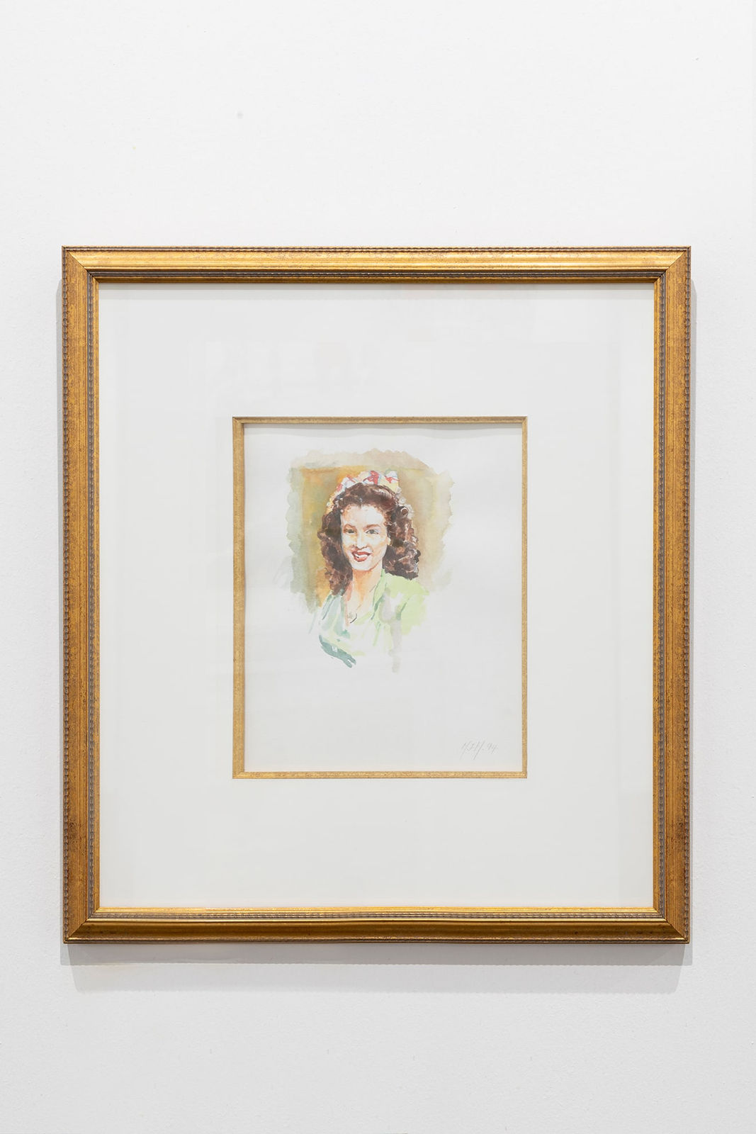 Margaret Harrison, Young Marilyn (Dark Hair), 1994