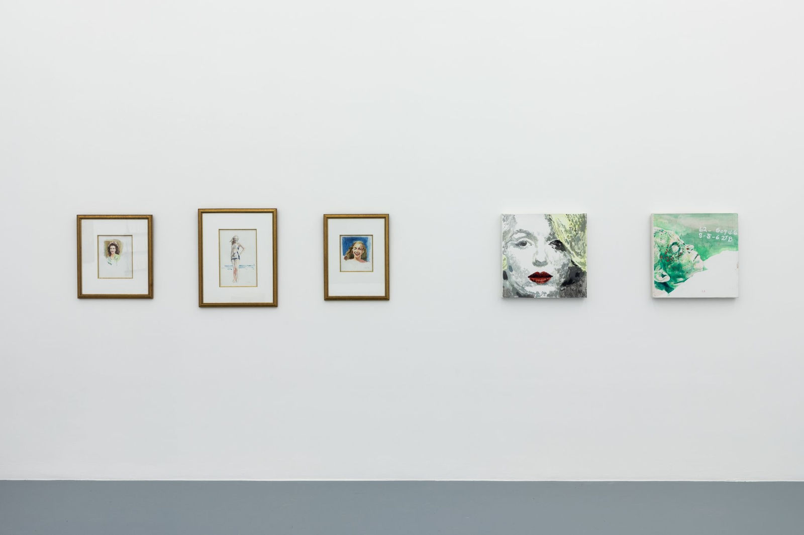 Margaret Harrison, Young Marilyn (Dark Hair), 1994