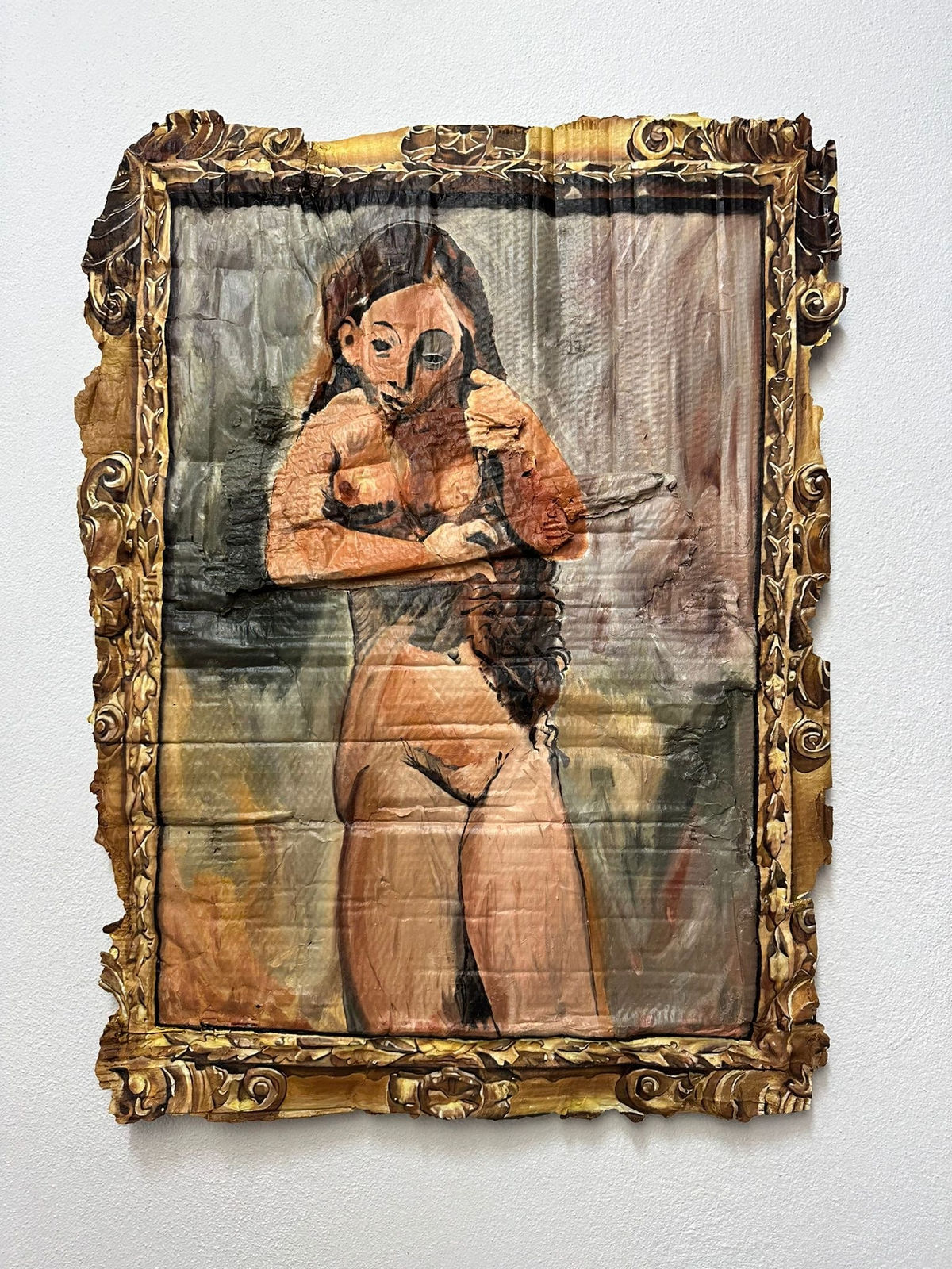 Julio Anaya Cabanding, After Pablo Picasso. Desnudo peinándose, 2024