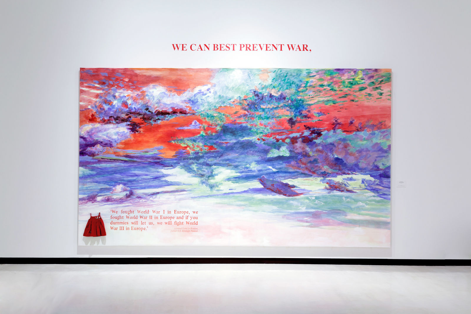 Margaret Harrison, Common Land Greenham. Painting 01, 1989