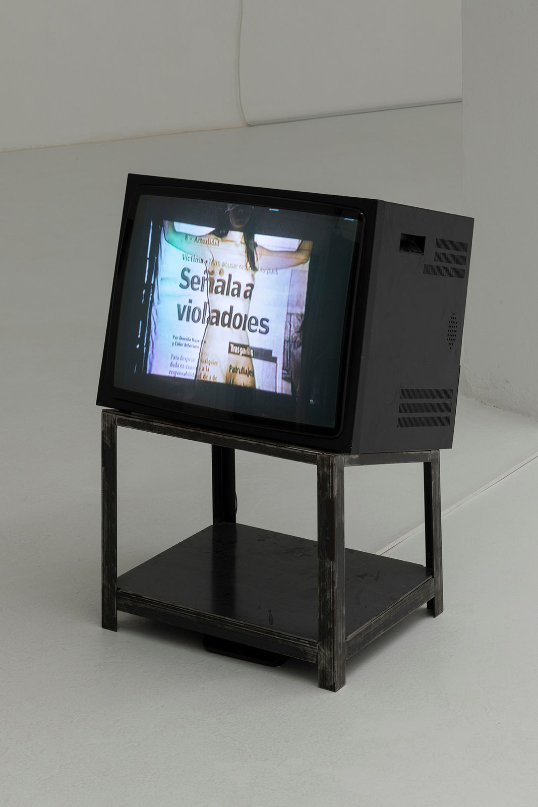 Regina José Galindo, El dolor en un pañuelo, 1999