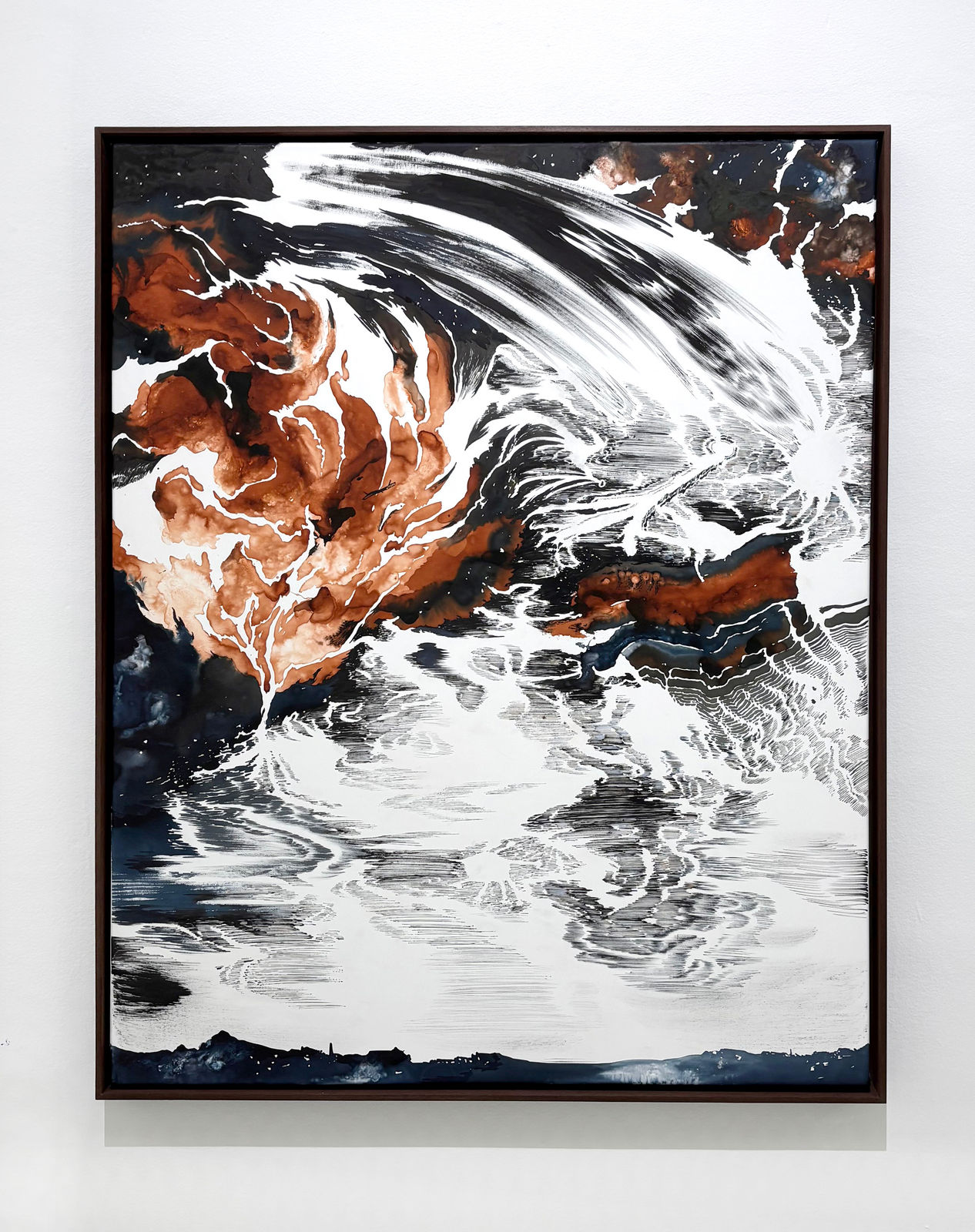 Abdelkader Benchamma, Engramme Aerolites B, 2025