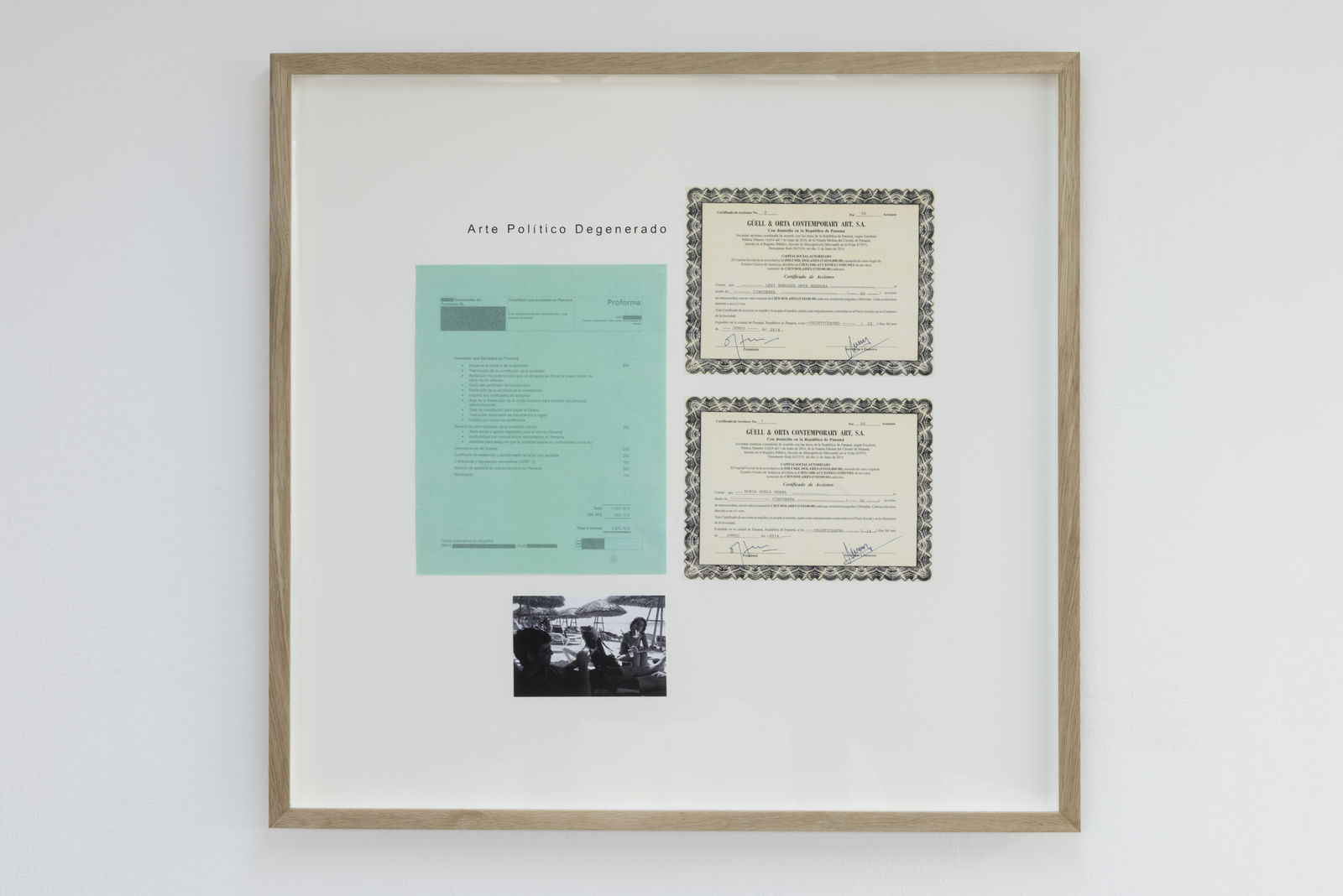 Núria Güell, Arte Político Degenerado, 2014