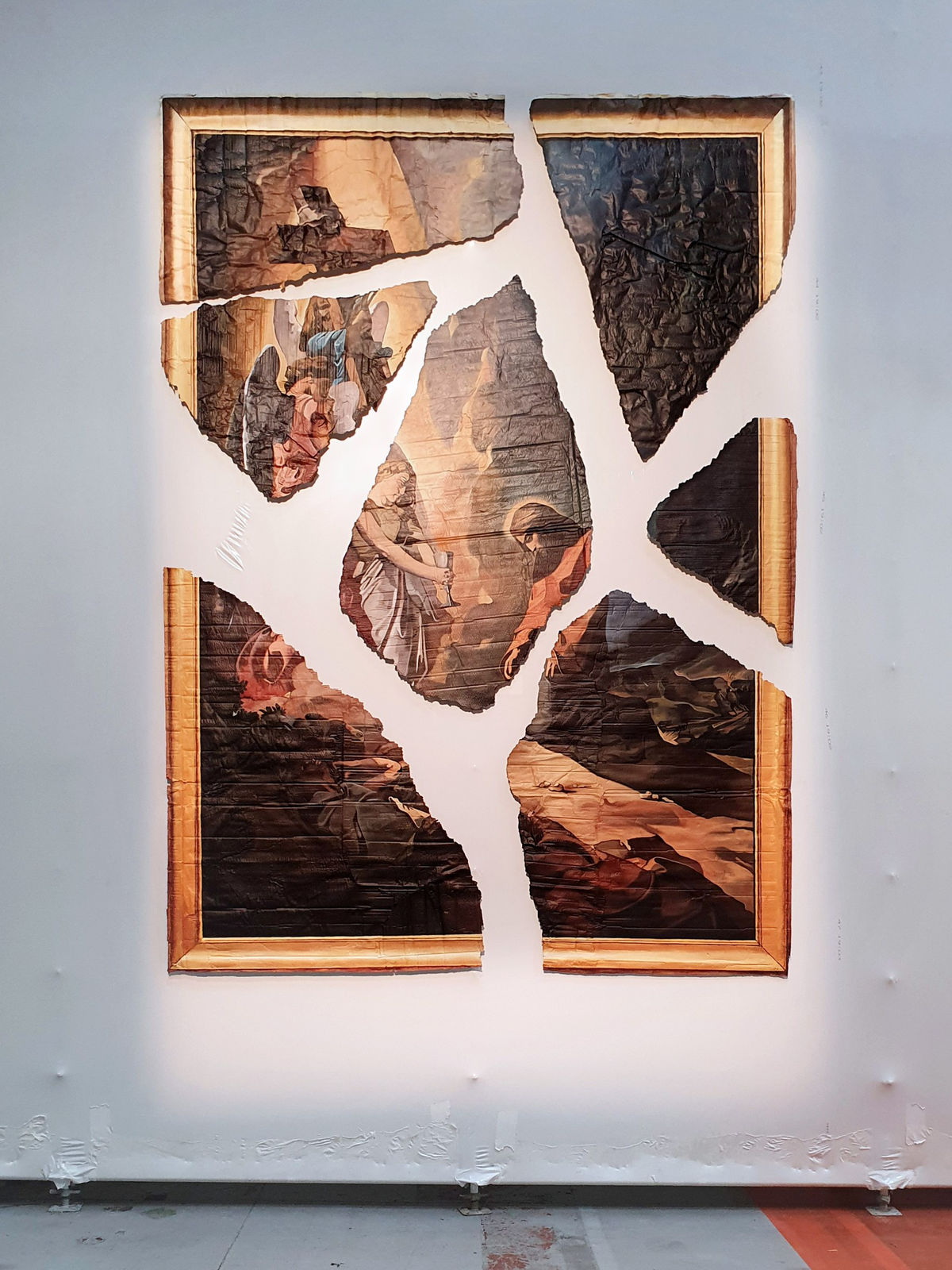 Julio Anaya Cabanding, After Théodore Chassériau. Le Christ au Jardin des Oliviers, 2022