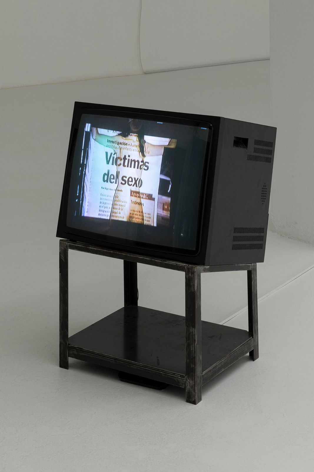 Regina José Galindo, El dolor en un pañuelo, 1999