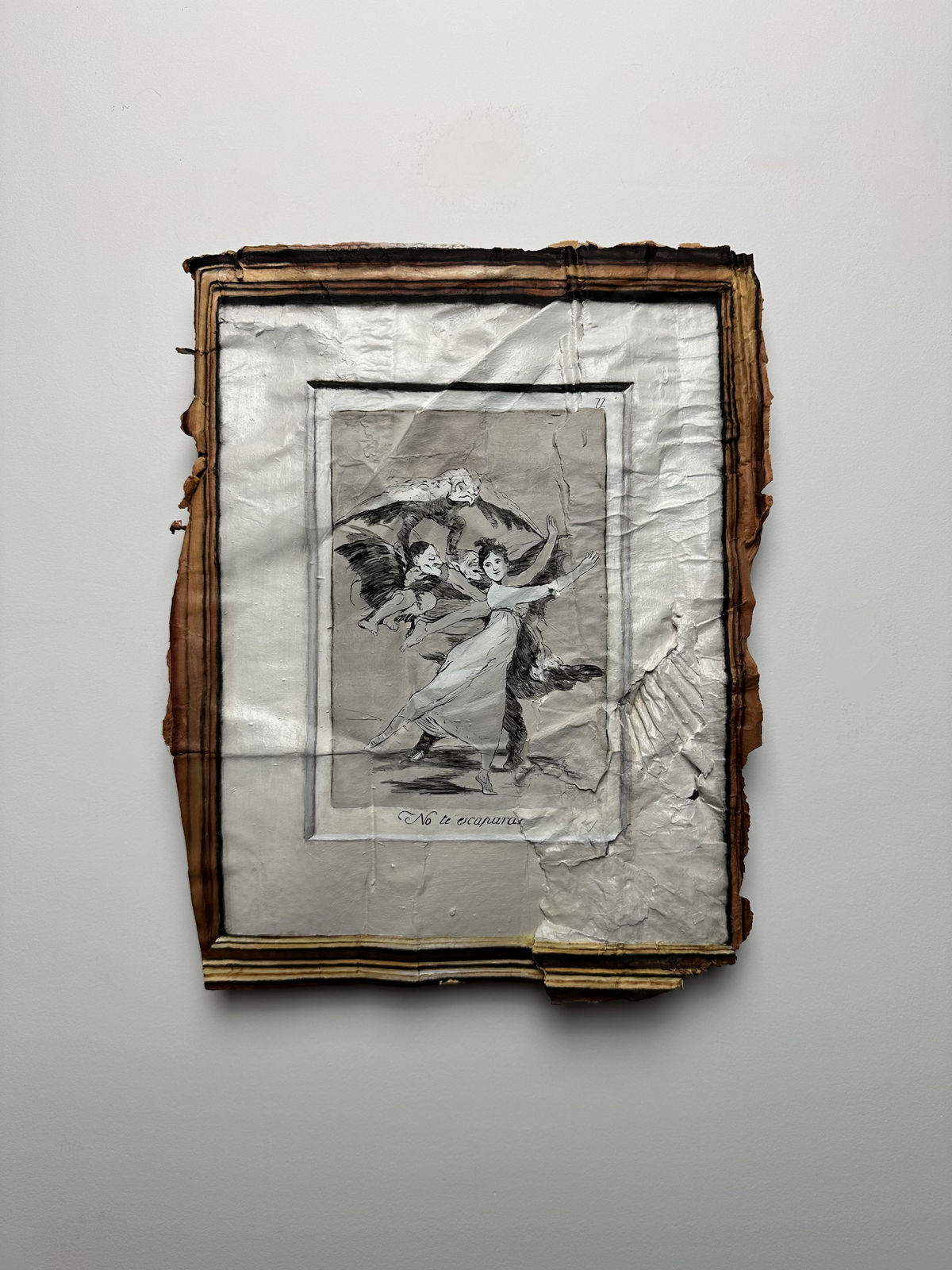 Julio Anaya Cabanding, After Francisco de Goya. Los Caprichos: No te escaparás, 2026