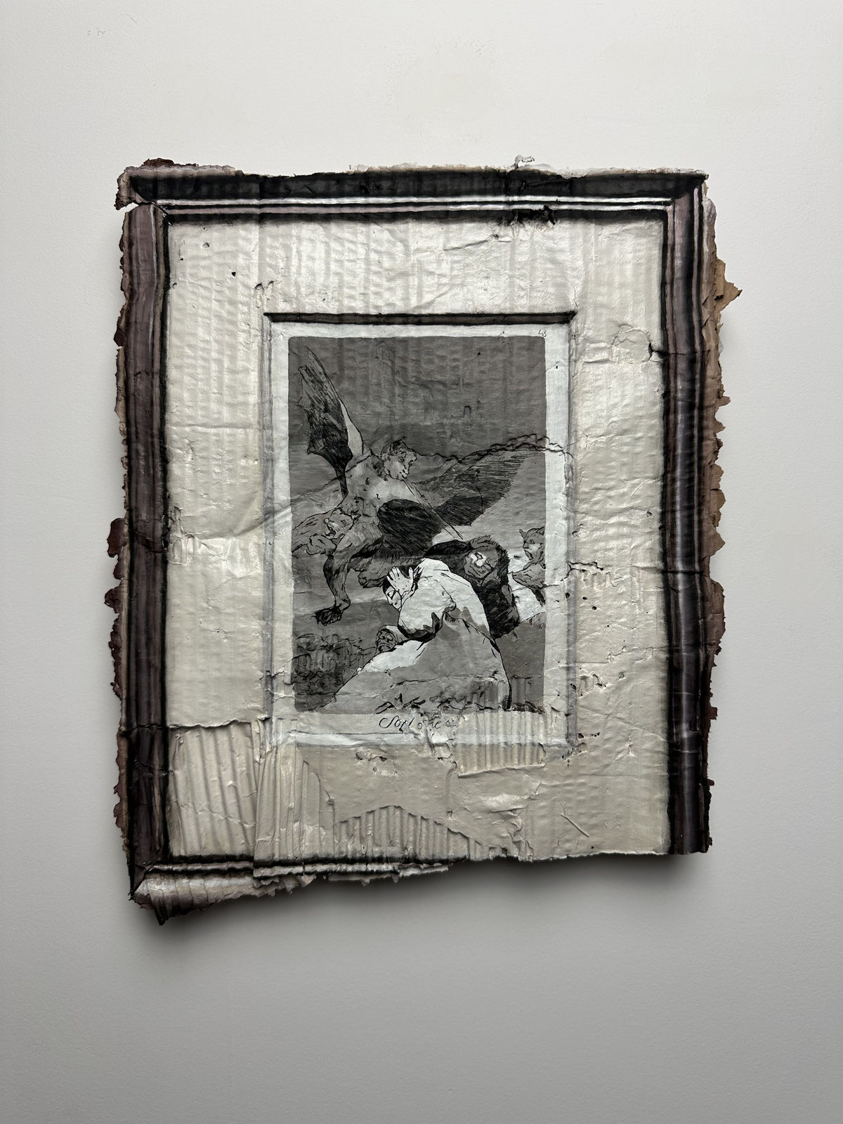 Julio Anaya Cabanding, After Franchisco de Goya. Los Caprichos: Soplones, 2026