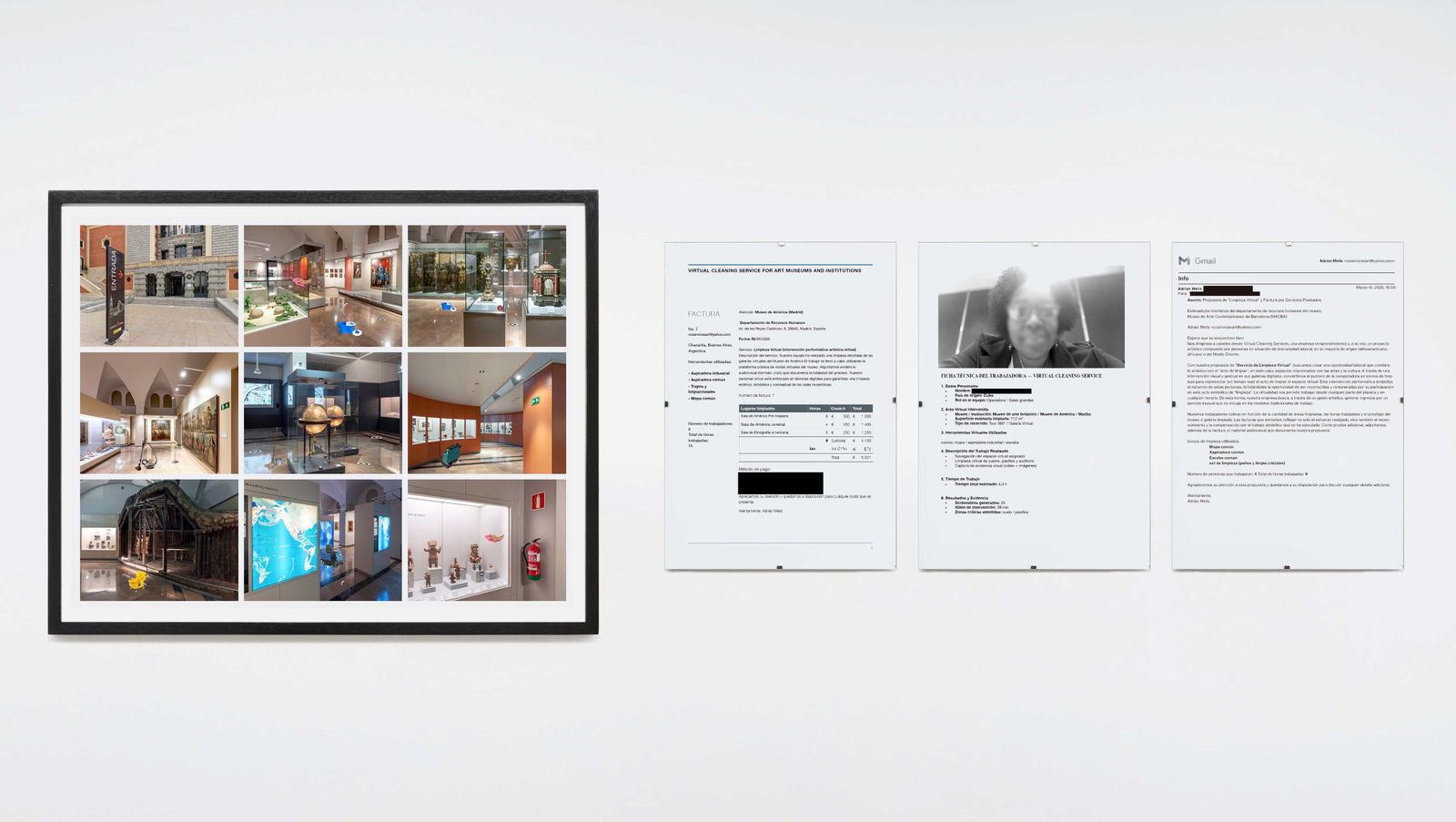 Adrian Melis, Virtual Cleaning Service for Museums and Art Institutions. Museo de América, 2025