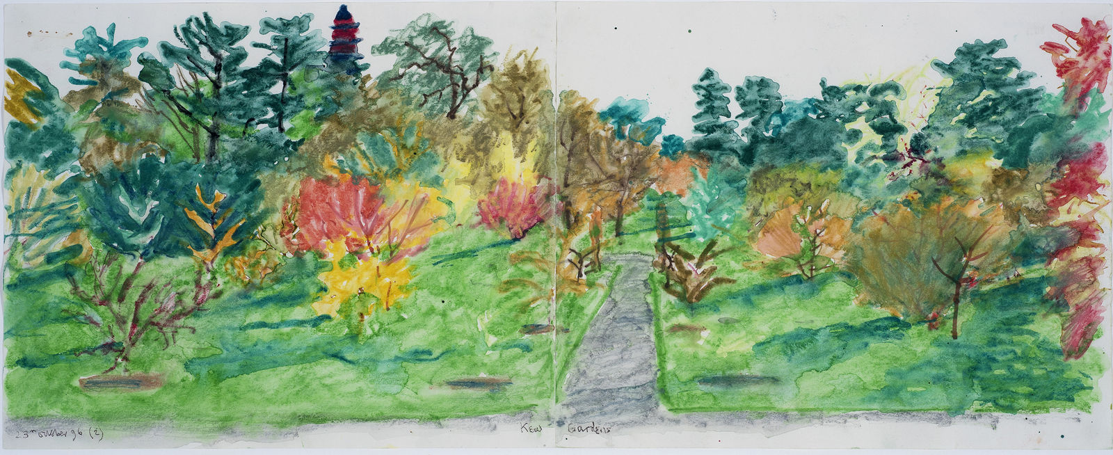 Adrian Berg, Kew Gardens, 23rd October (2), 1996