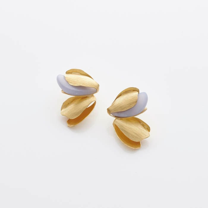 Kayo Saito, Gentian Earrings, 2023