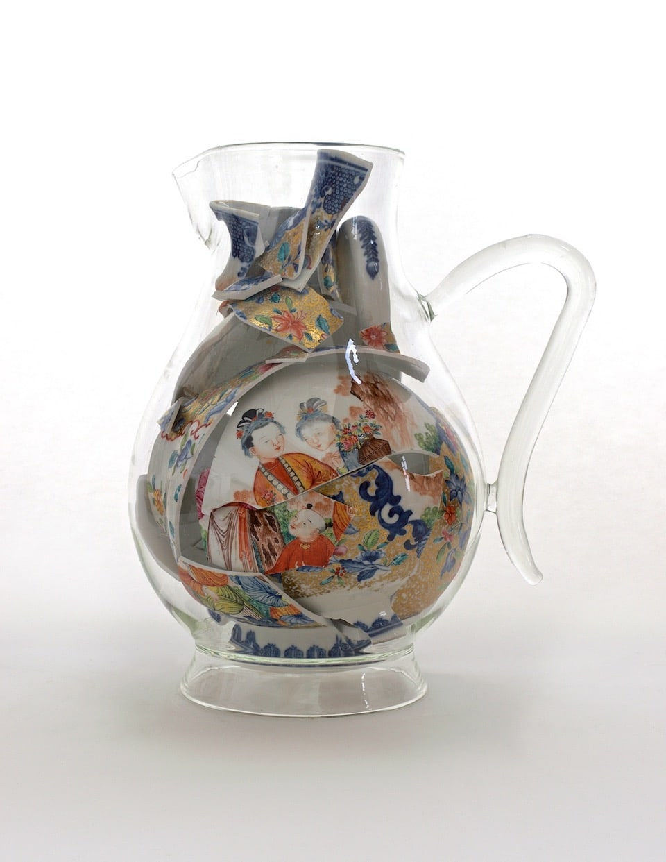Bouke de Vries, Famille Rose Memory Jug, 2016