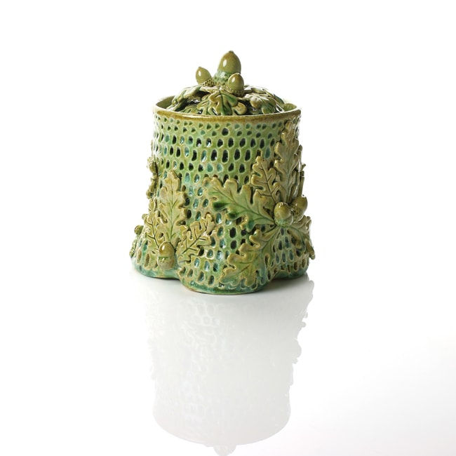 Kate Malone, Green Oak Jar, 2017
