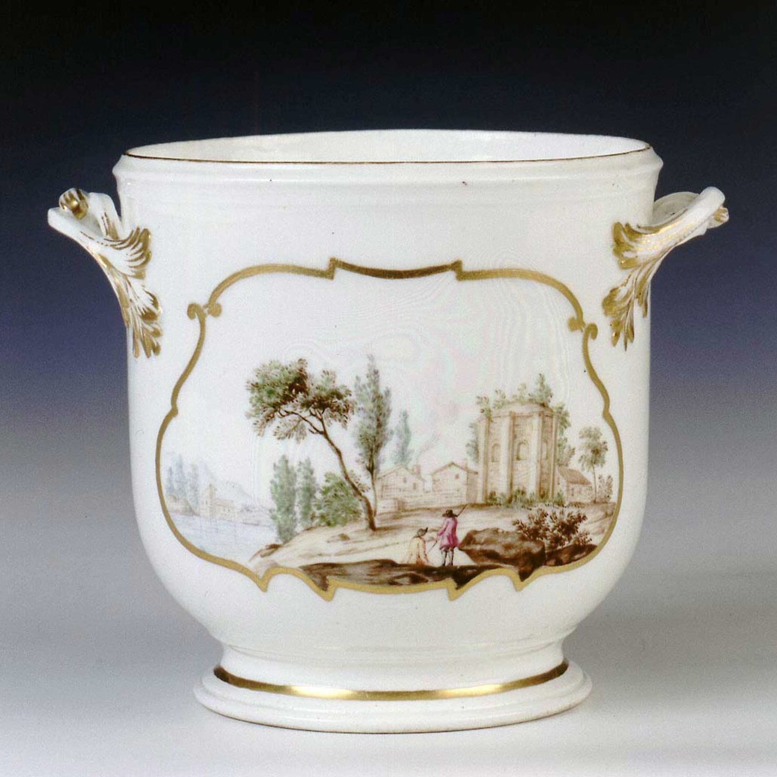 Sèvres Porcelain, A Vincennes Seau à Verre, circa 1750