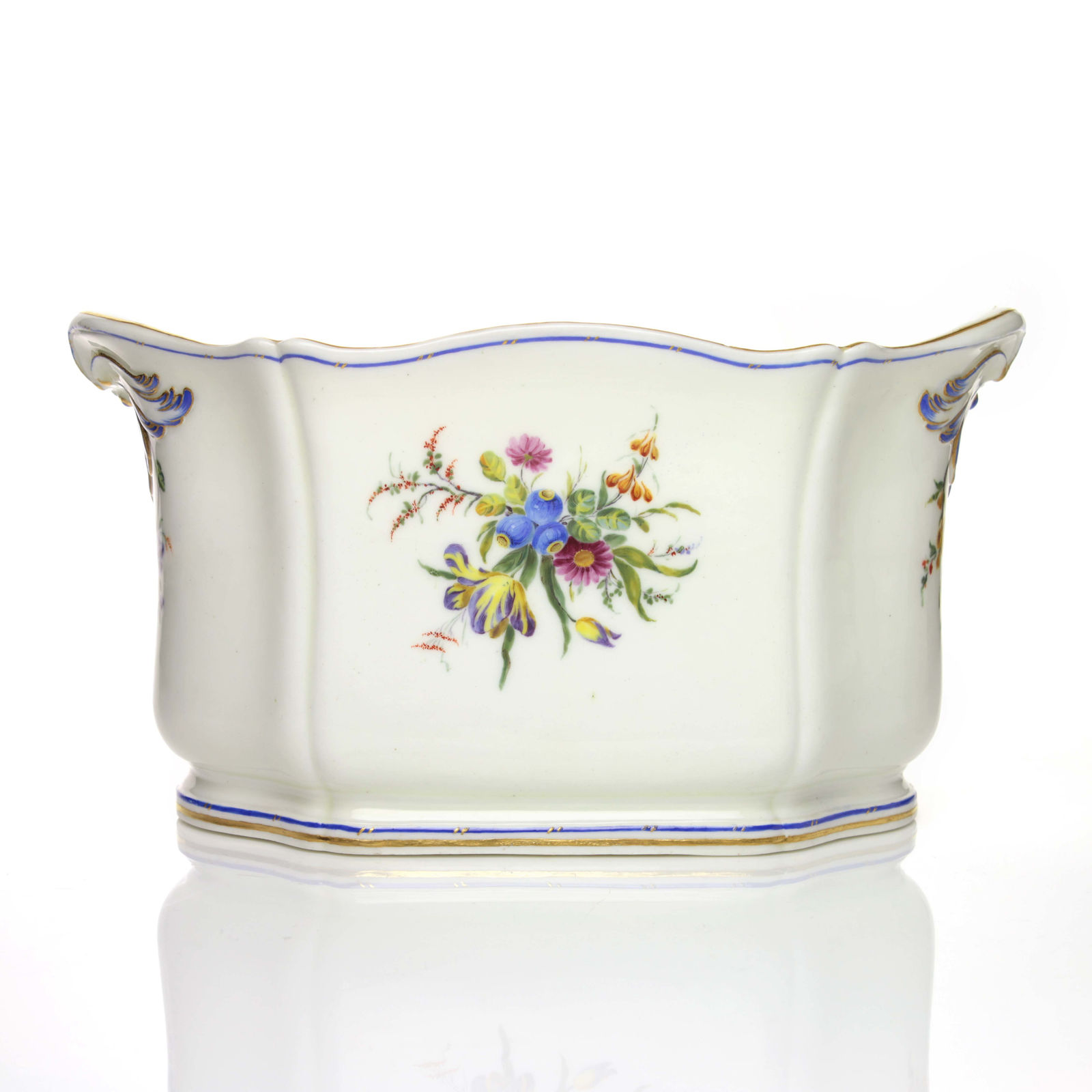 Sèvres Porcelain, A Soft-Paste Sèvres Porcelain Flower Vase, 1759-60