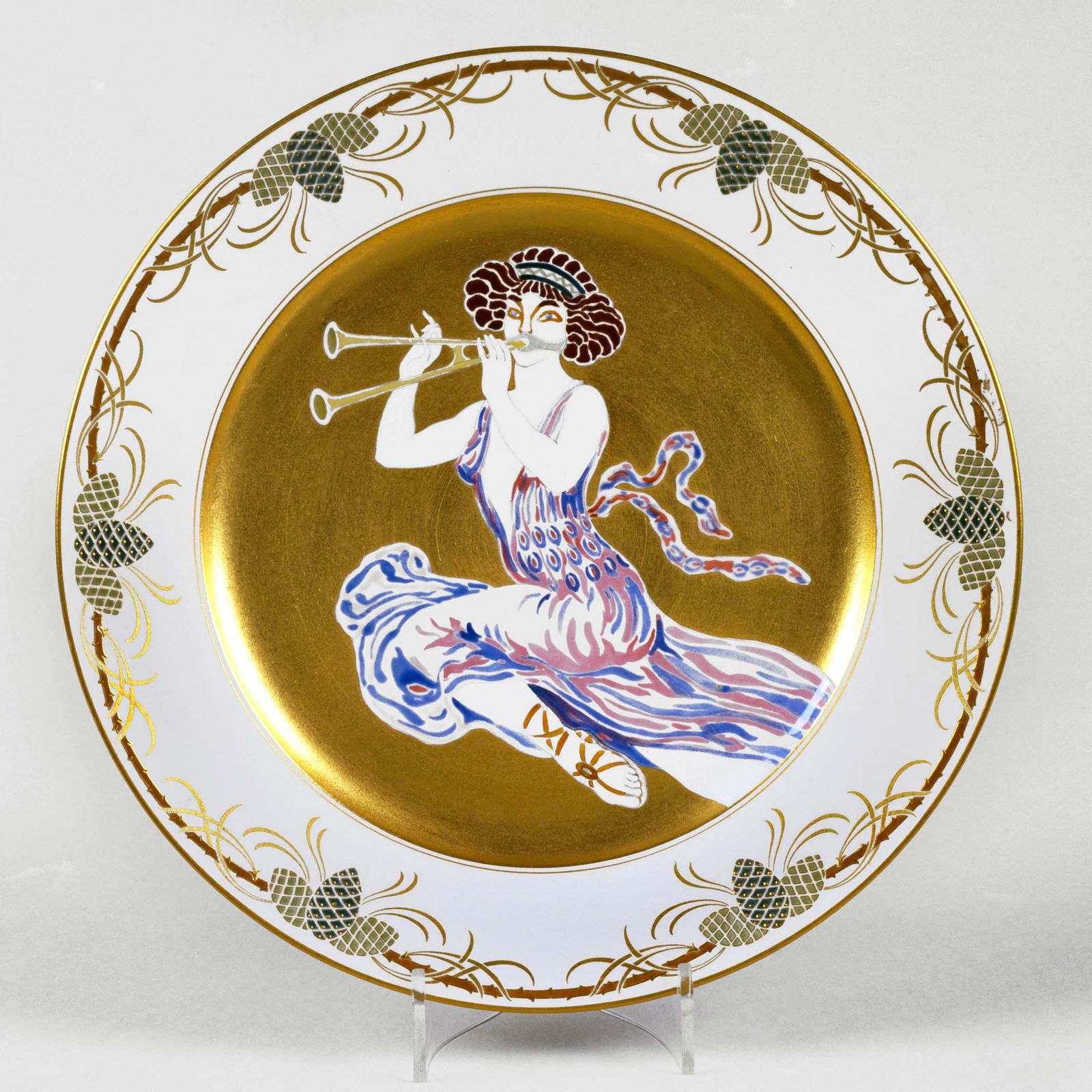 Sèvres Porcelain, A Sèvres Plate with a Ballets Russes Scene, 1913