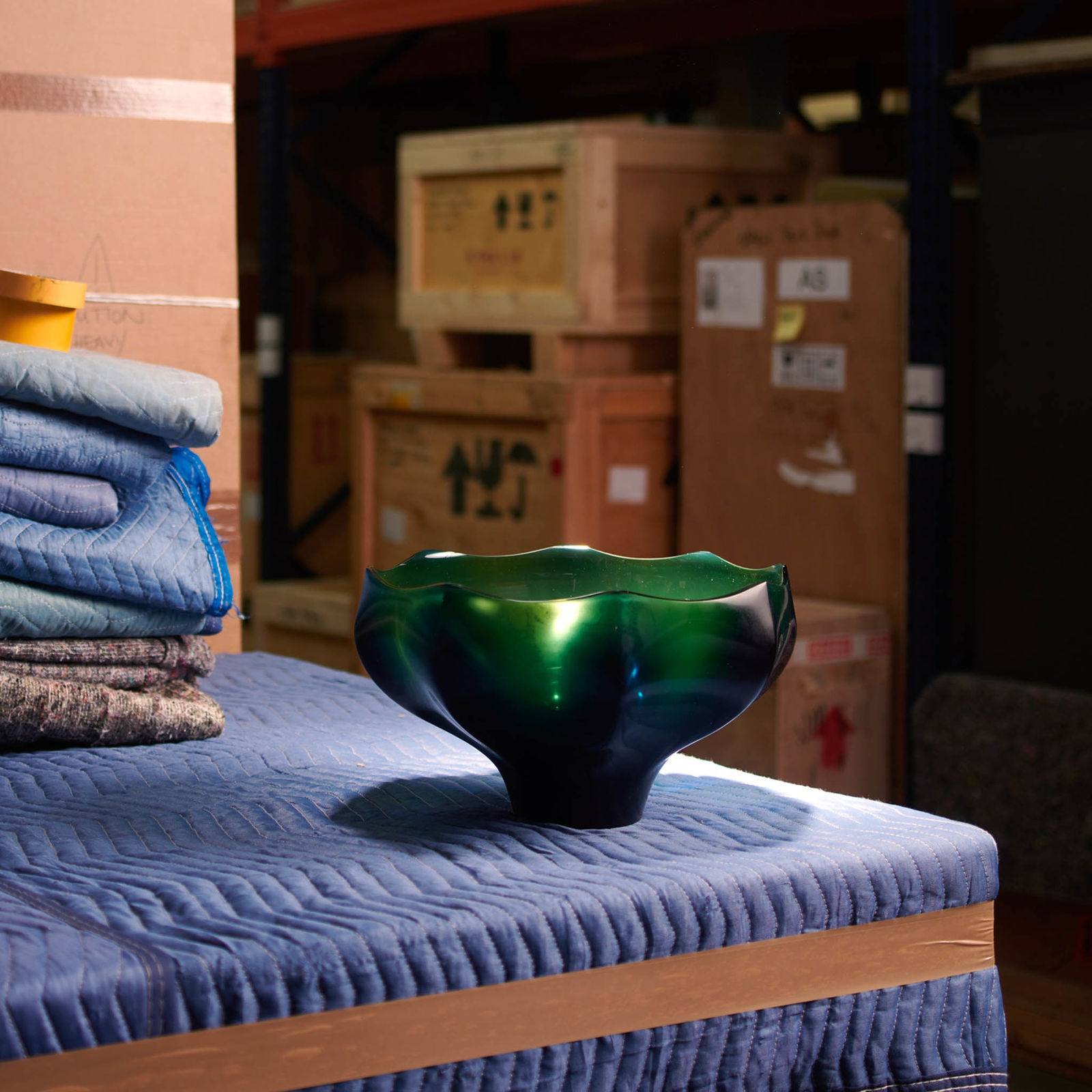 Joon Yong Kim, Green Flower Bowl, 2020