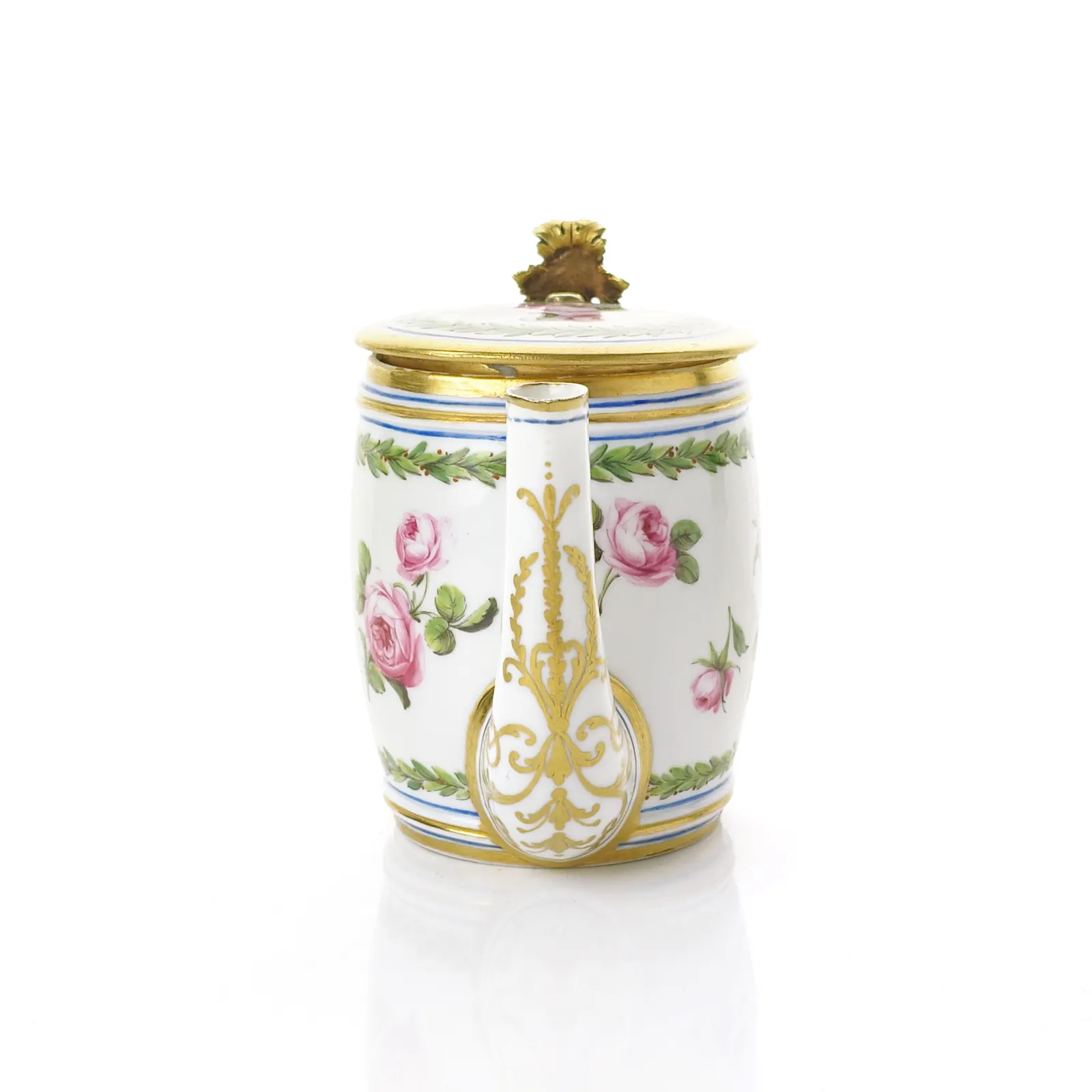 A Hard-Paste Sèvres Porcelain Lemon Juice Pourer made for Louis XVI, 1786
