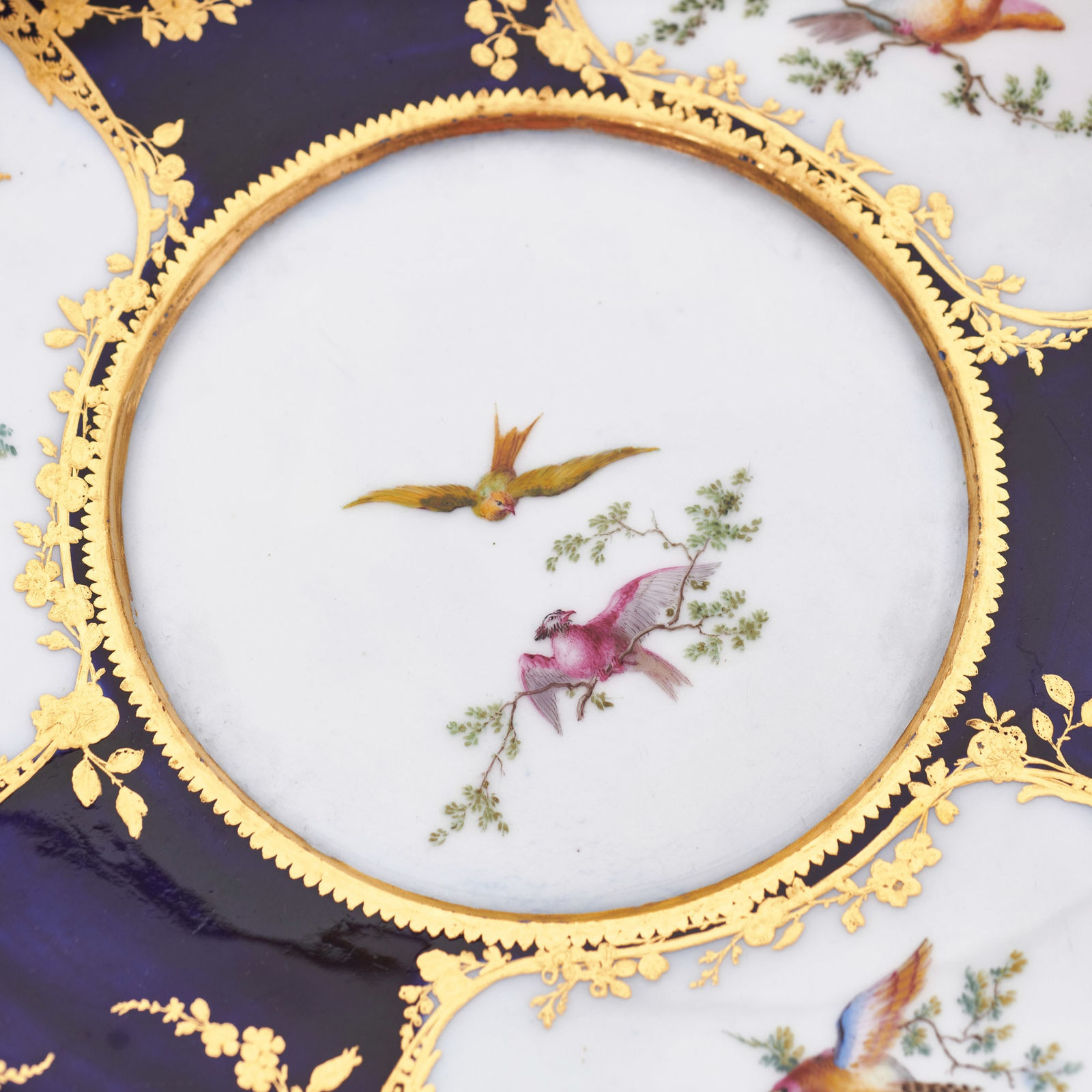 Sèvres Porcelain, A Soft-Pate Vincennes Porcelain Ecuelle, Cover & Stand, 1754