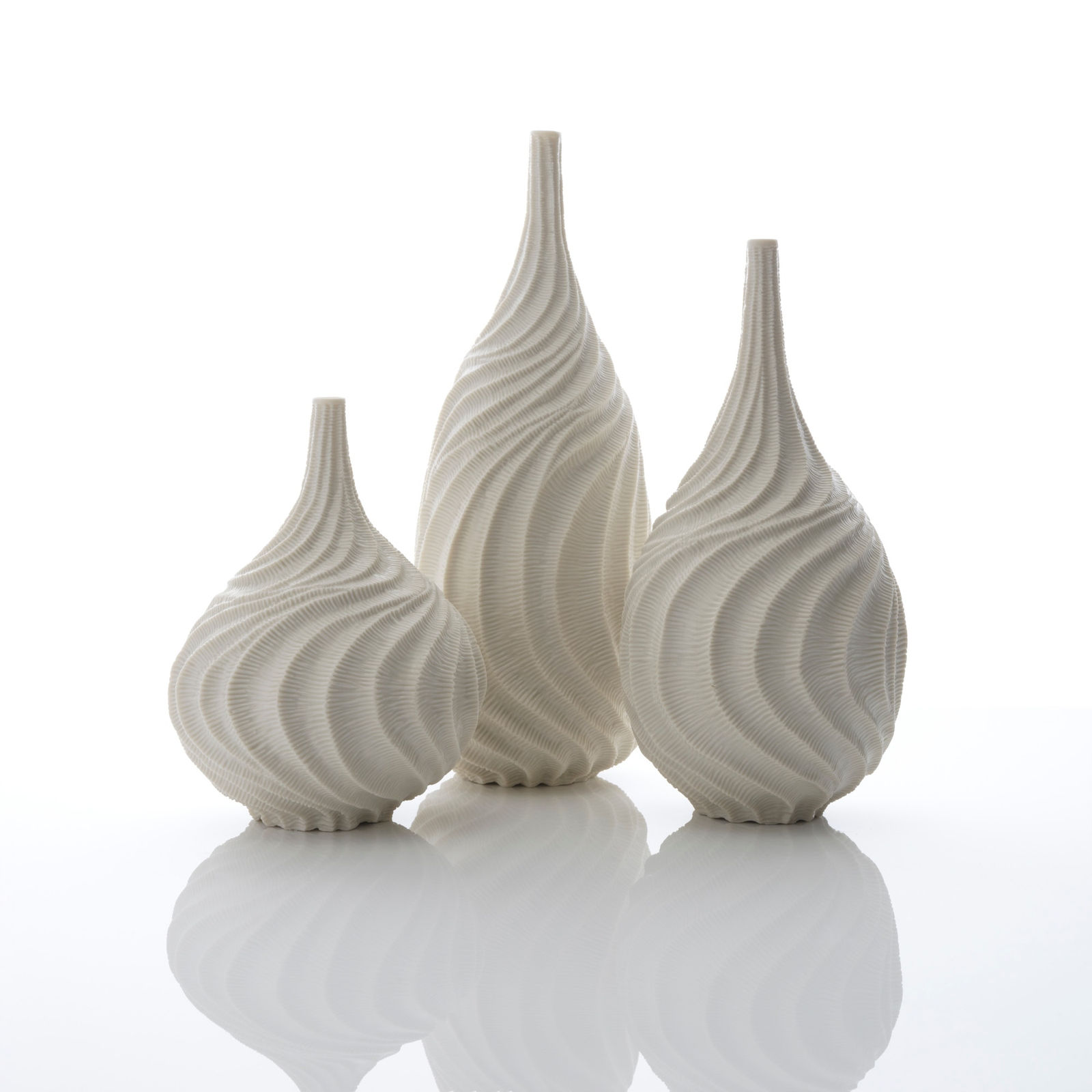 Andrew Wicks, Three Wave Vessels, 2025