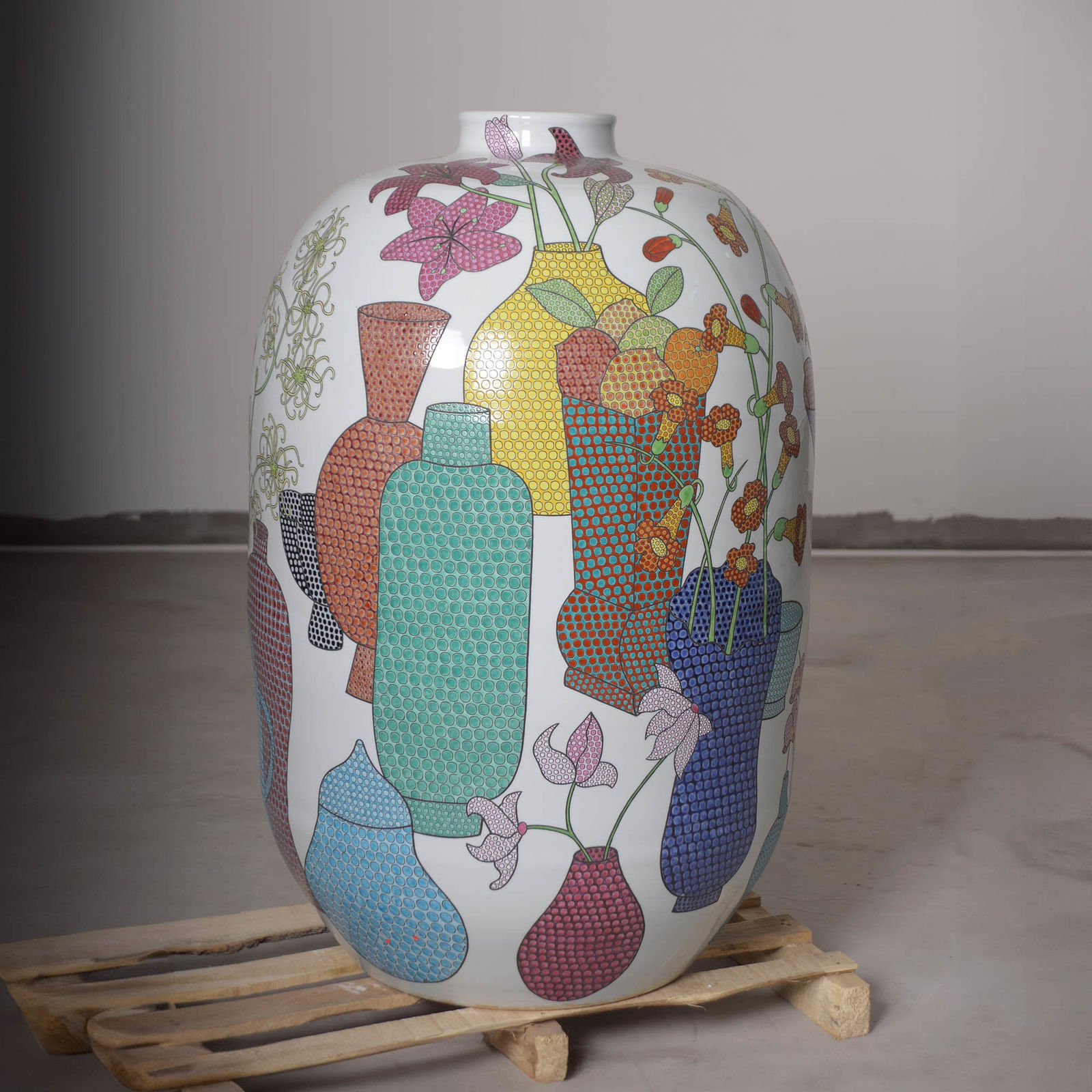 Felicity Aylieff, Natura Morta cum Floribus: Still Life with Flowers, 2023