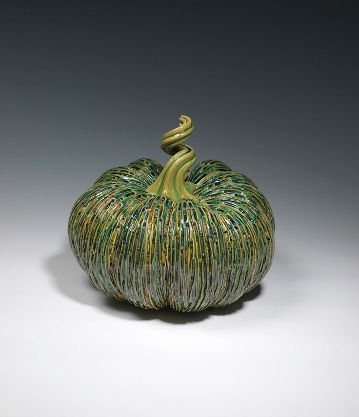 Kate Malone, Carved Green Pumpkin, 2015