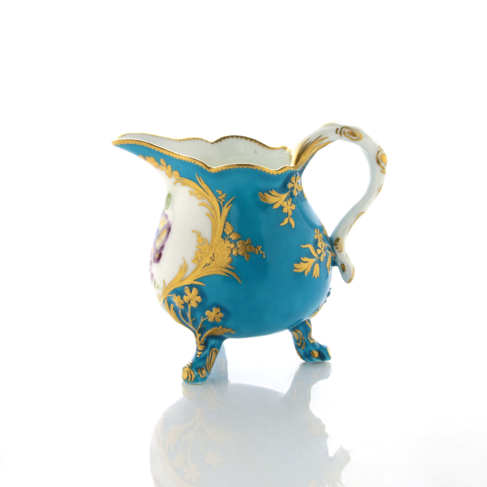 Sèvres Porcelain, A Soft-Paste Vincennes Porcelain Milk Jug, 1755