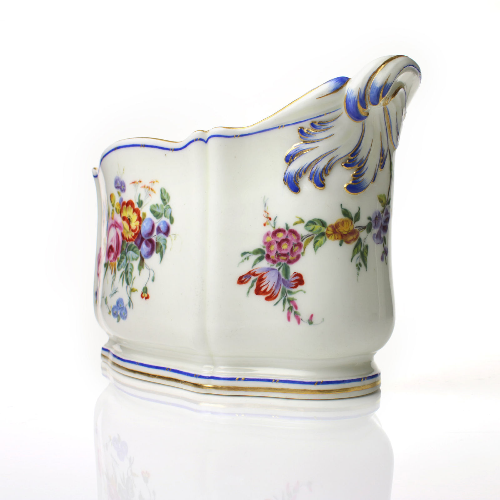 Sèvres Porcelain, A Soft-Paste Sèvres Porcelain Flower Vase, 1759-60