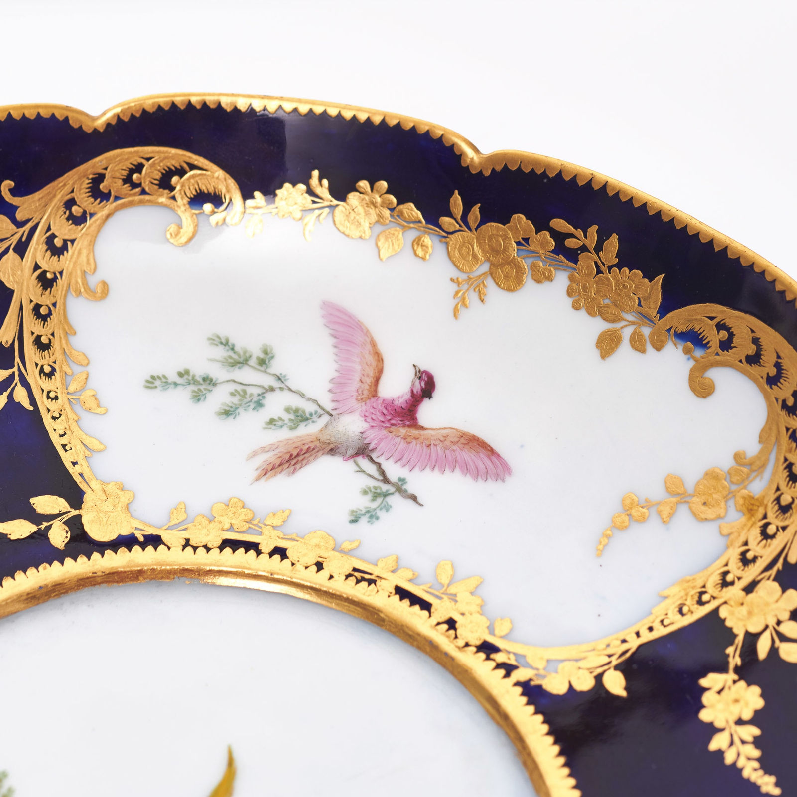 Sèvres Porcelain, A Soft-Pate Vincennes Porcelain Ecuelle, Cover & Stand, 1754