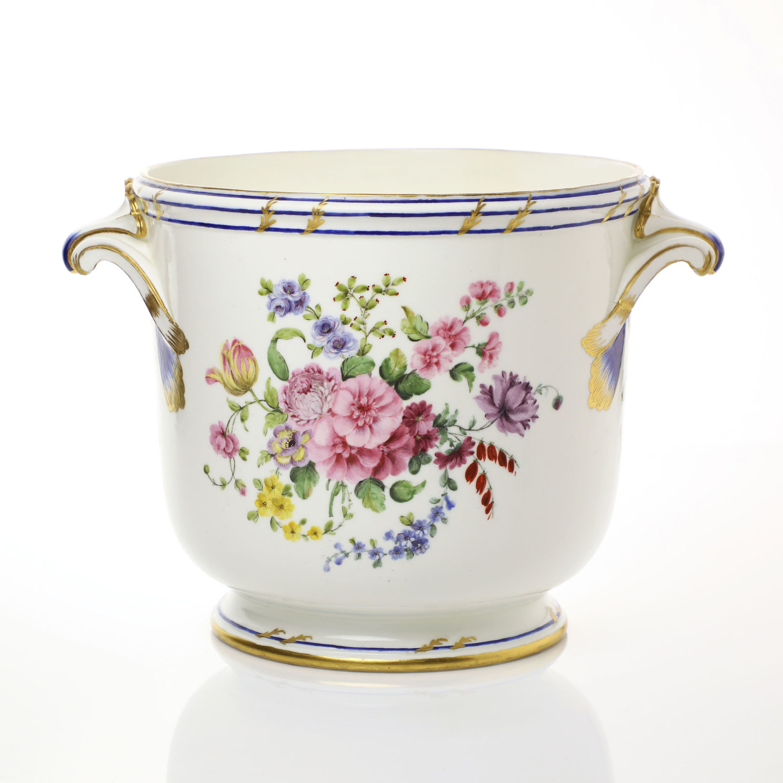 Sèvres Porcelain, A Soft-Paste Sèvres Porcelain Wine Cooler, 1773