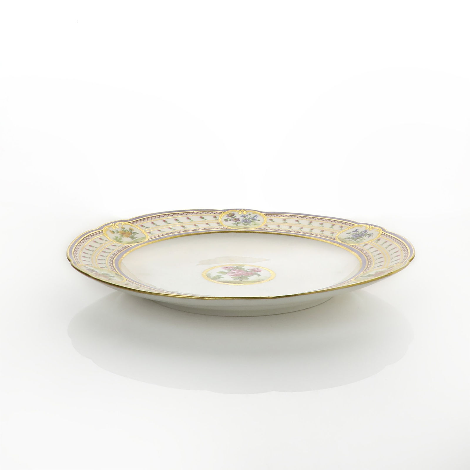 Sèvres Porcelain, A Soft-Paste Sèvres Porcelain Plate, made for use at Versailles, 1783