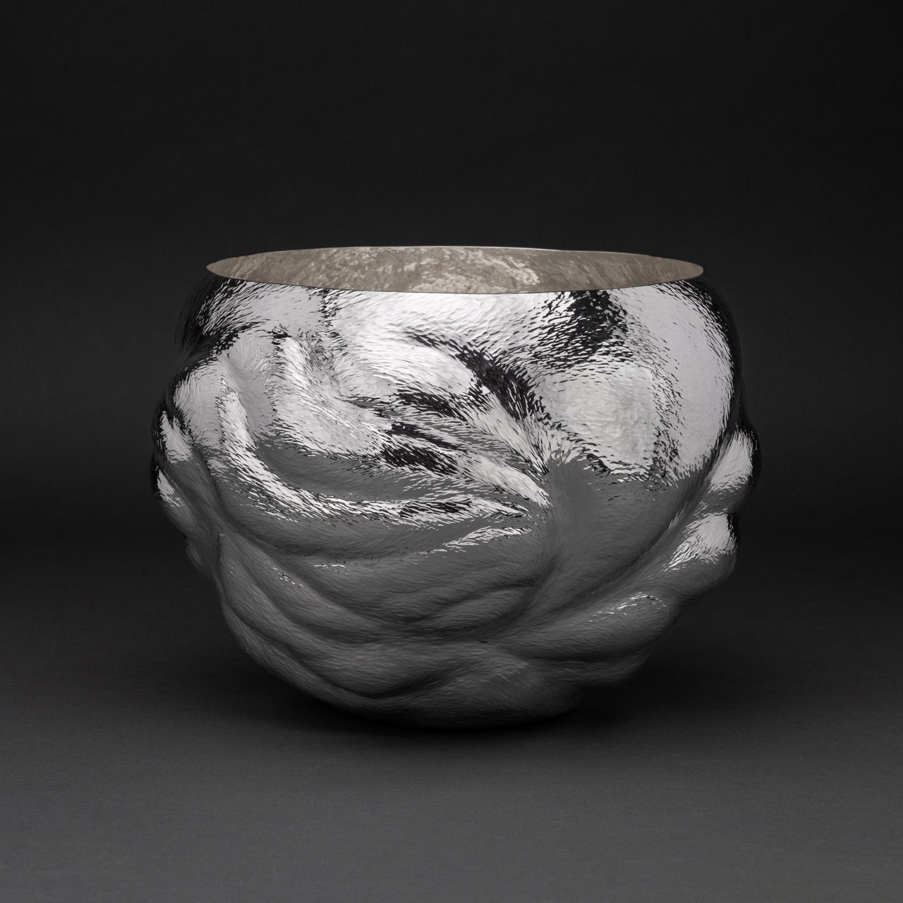 Ndidi Ekubia MBE, Silver Ridge Bowl, 2024