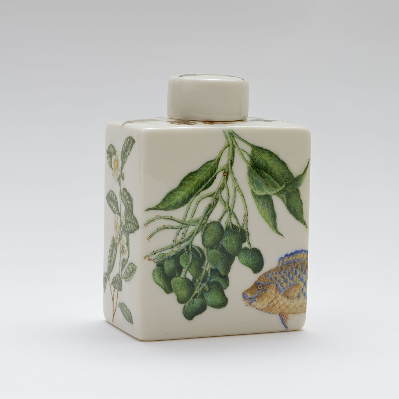 Robin Best, Tea Caddy; Food for Thought - Export, 2025