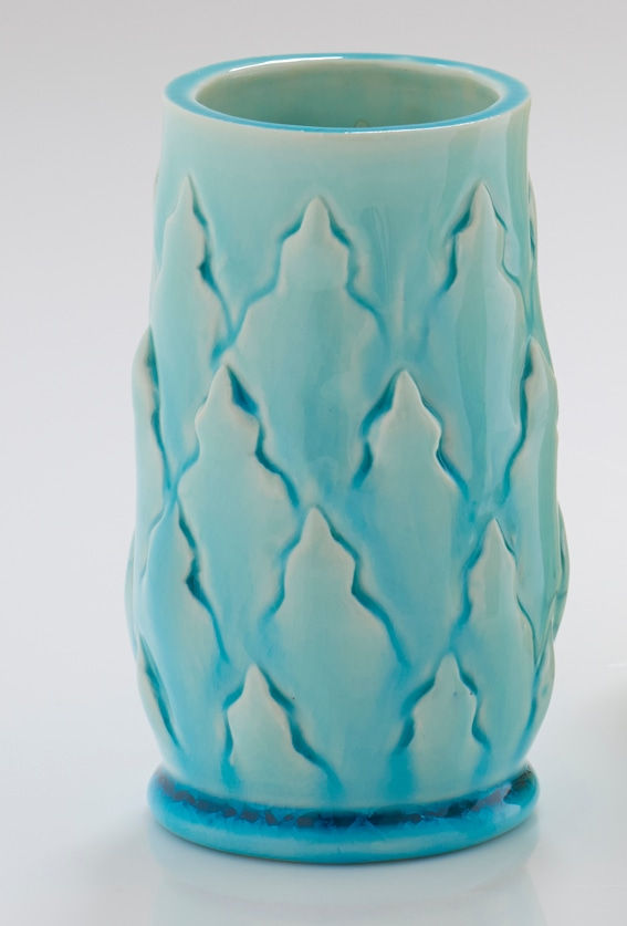 Kate Malone, Small Waddesdon Wall, Vase, Turquoise, 2016