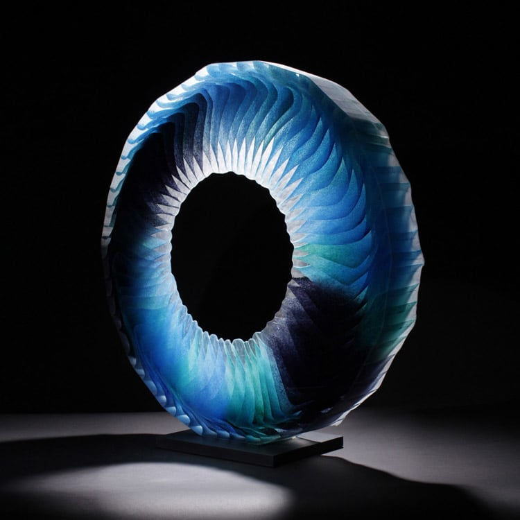 Colin Reid, Colour Saturation; Open Eye, 2021