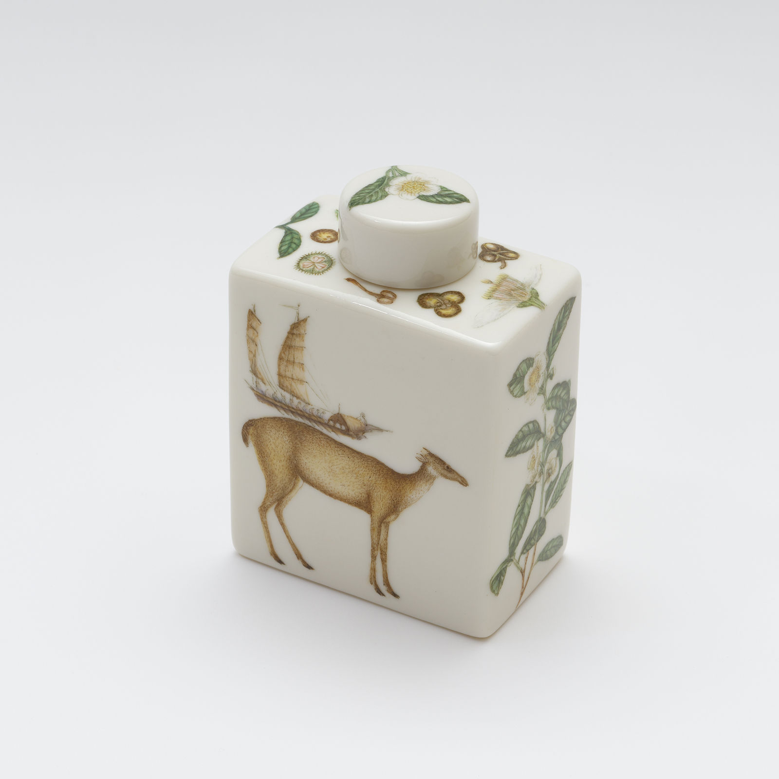 Robin Best, Tea Caddy; Food for Thought - Export, 2025