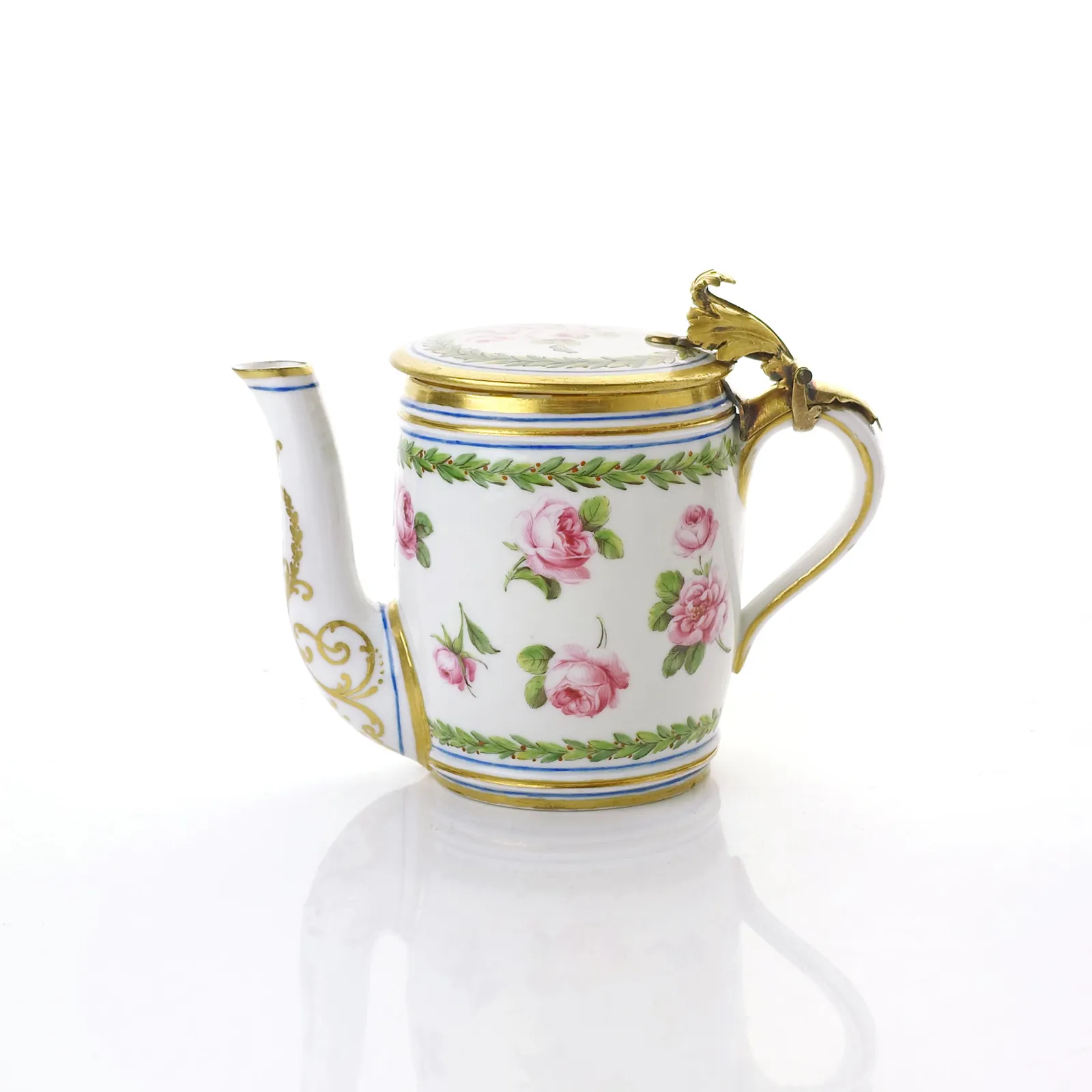 A Hard-Paste Sèvres Porcelain Lemon Juice Pourer made for Louis XVI, 1786