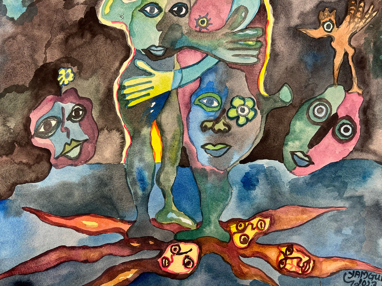 Hervé Yamguen, Amour fécond , 2023