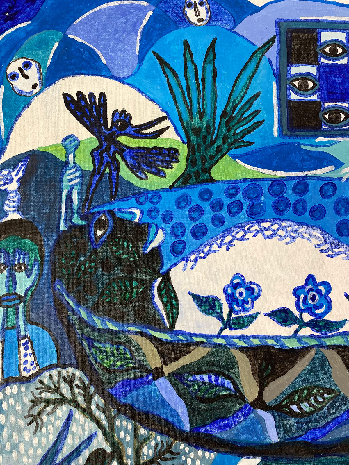 Hervé Yamguen, Prendre soin, 2023